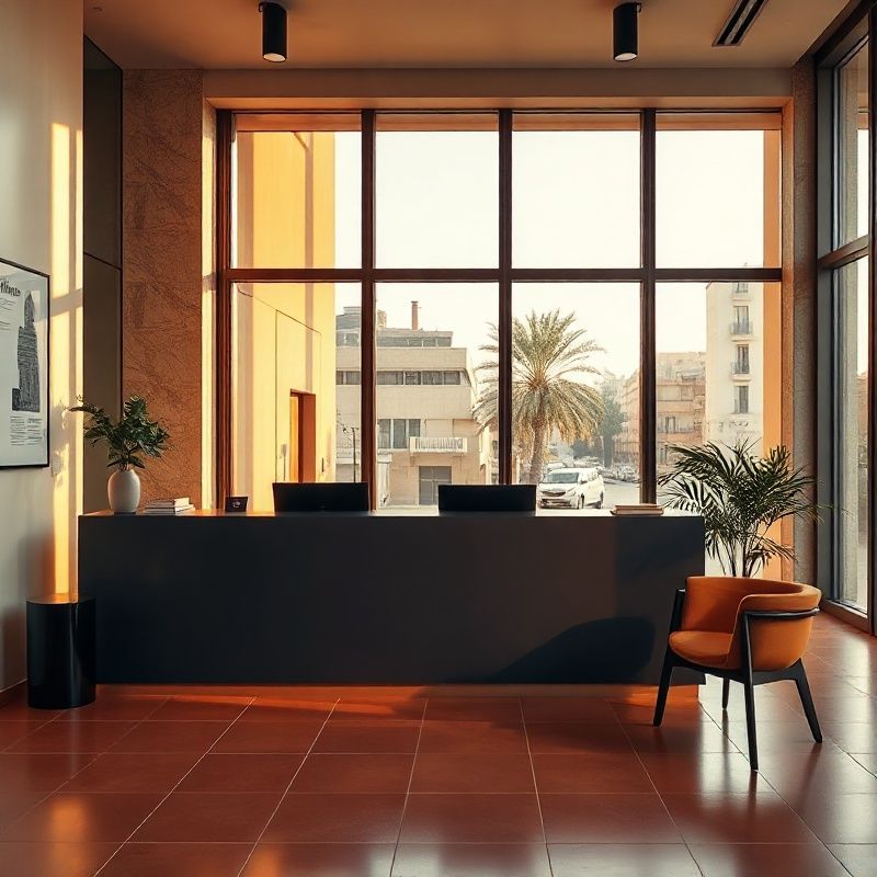 Recepción de la oficina editorial de Vividkorbit en Valencia
